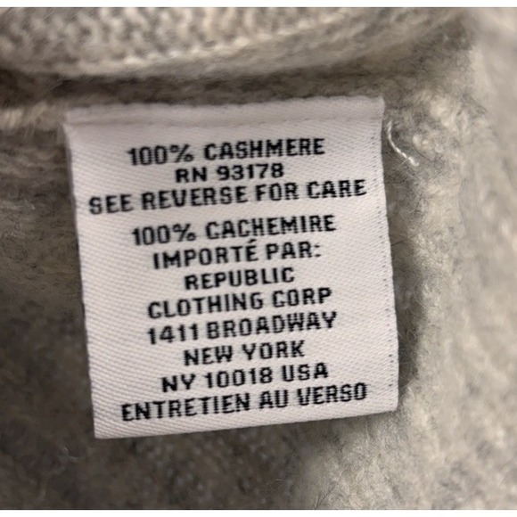 NWT Magaschoni Soft Cashmere Cable Knit Sweater in London Grey MSRP $345 Luxury - Picture 4 of 12